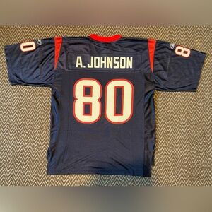 Andre Johnson HOF Houston Texans jersey Medium Reebok NFL